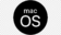 macOS logo featuring the word 'macOS' in a modern, bold black font on a white background, symbolizing Apple's operating system for Mac computers. The logo represents simplicity, sophistication, and a seamless user experience.