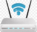 Wi-Fi router logo featuring a sleek design, symbolizing wireless internet connectivity and networking. The logo represents the essential role of routers in providing secure and reliable internet access for various devices.